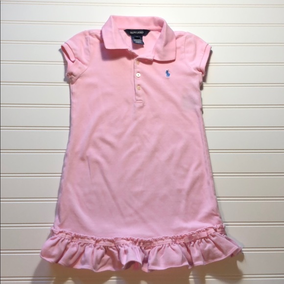 Ralph Lauren pink polo dress size 5 - Picture 2 of 8